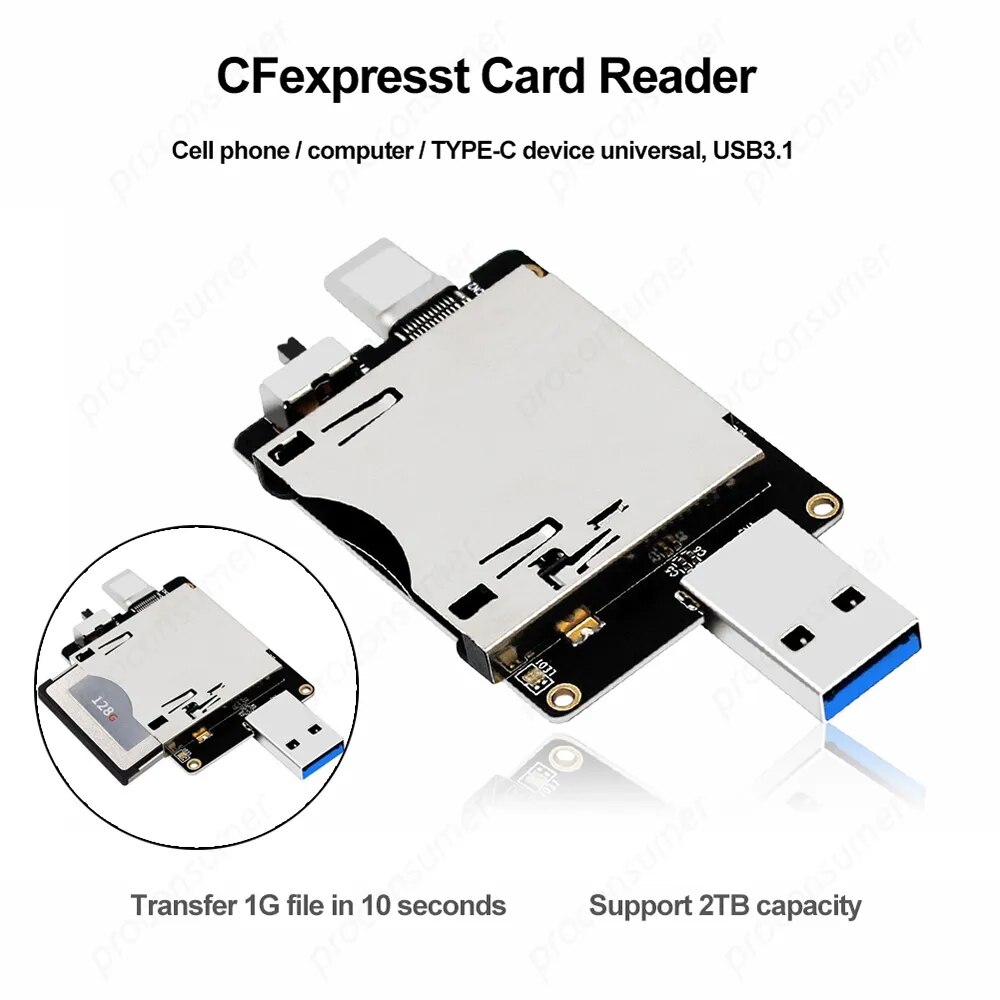 PH86A CF ͽ   ī , USB3.1 Gen4 Ÿ A Ÿ C , ʰ 10Gbps CFexpress ޸ ī 